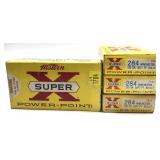 x4- Boxes of .284 WIN. 150-grain SP SuperX