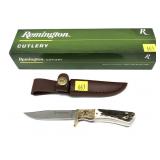 Remington Guide Jr. Skinner knife with leather