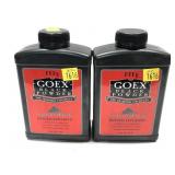 x2- 1 lb. bottles of Goex black powder "FFFg" -x2