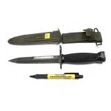 U.S. M7 knife/bayonet with U.S. M8 A1 scabbard