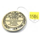 1938 New York State Hunting, Trapping and