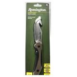 Remington 8" skinner with gut hook fixed blade