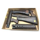 Lot: FN FAL L1A1 stocks, grips and hand rails