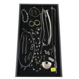 Lot, fashion jewelry, including Monet, sterling