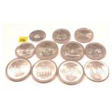 Canadian .925 sterling coins, 13.31 Troy oz.