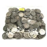 Lot, mixed date nickels, 280 pcs.
