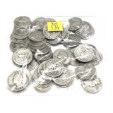 x65- Quarters, 90% silver -x65 quarters- Sold by