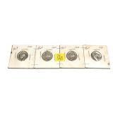 x4- Proof nickels: 1956-1959 -x4 nickels-