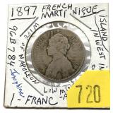1879 French 1 franc