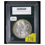 1880-O Morgan dollar, B.U.