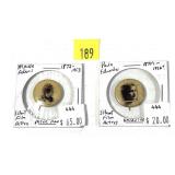 Lot, Vaudeville and silent film actress pinbacks: