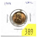1944 Lincoln cent, Unc.