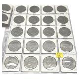 x67- Eisenhower dollars, mixed dates -x67 dollars