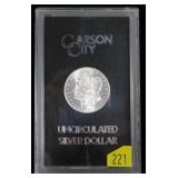 1882-CC GSA Morgan dollar, slab certified gem-B.U,