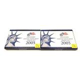 x2- 2005 Proof sets -x2 sets - Sold by the piece,