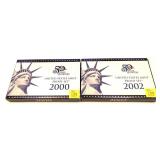 x2- 2000 Proof sets -x2 sets - Sold by the piece,