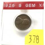 1926-S Lincoln cent