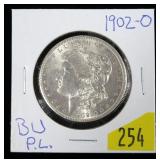 1902-O Morgan dollar, B.U. P.L.