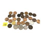 Lot, coins, 29 pcs.
