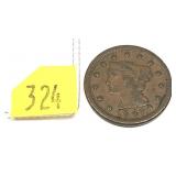 1847 U.S. large cent
