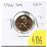 1966 SMS Lincoln cent, Unc.