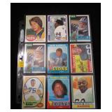 Lot, 9 NFL Players Football Cards