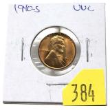 1940-S Lincoln cent, Unc.
