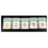Lot, 2005-P State quarters ICG slab certified