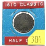 1810 U.S half cent