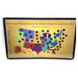 State quarter set with map