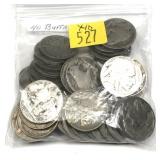 x40- Full & Partial date Buffalo nickels -x40