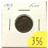 1912-S Lincoln cent