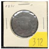 1831 U.S. large cent
