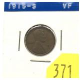 1915-S Lincoln cent