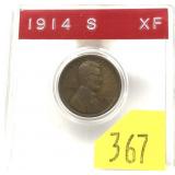 1914-S Lincoln cent