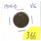 1914-D Lincoln cent