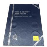 x9- Partial set of Kennedy half dollars with