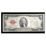 $2 red seal note series of 1928D