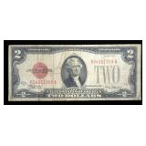 $2 red seal note series of 1928