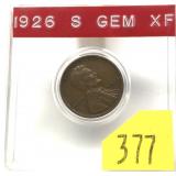 1926-S Lincoln cent