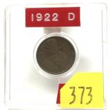 1922-D Lincoln cent