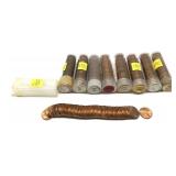 x9- BU rolls of Lincoln cents: 1969-S-1971-S, -