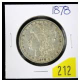 1878 Morgan dollar