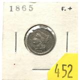 1865 3-cent nickel