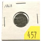 1868 3-cent nickel
