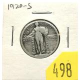 1920-S Standing Liberty quarter