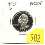 1995-S Proof quarter