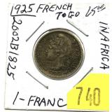 1925 France 1 franc