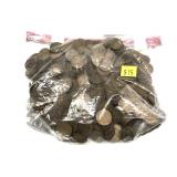 Lot, wheat cents, 500 pcs.