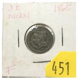 1865 3-cent nickel